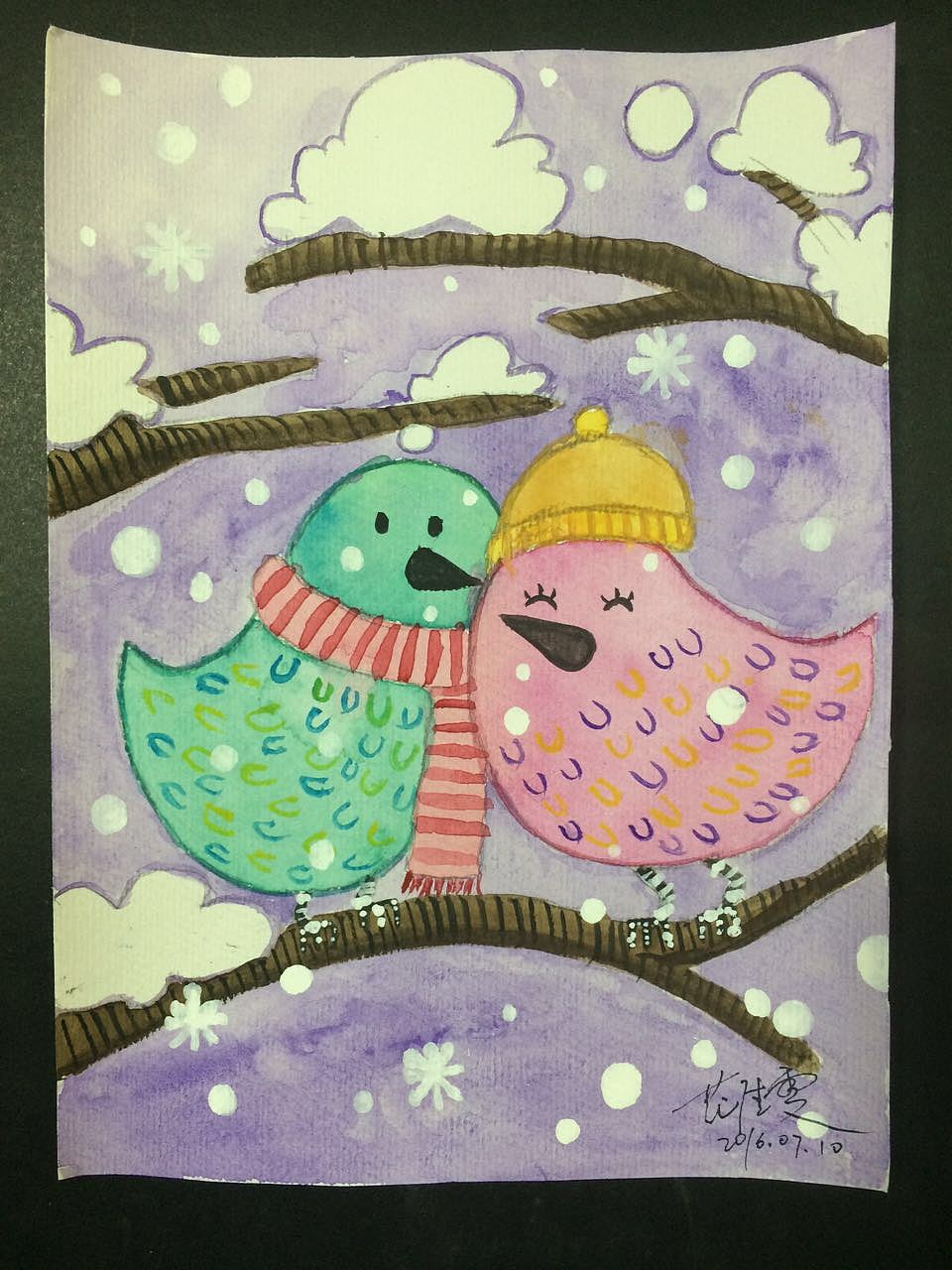 水粉和水彩之插画练习