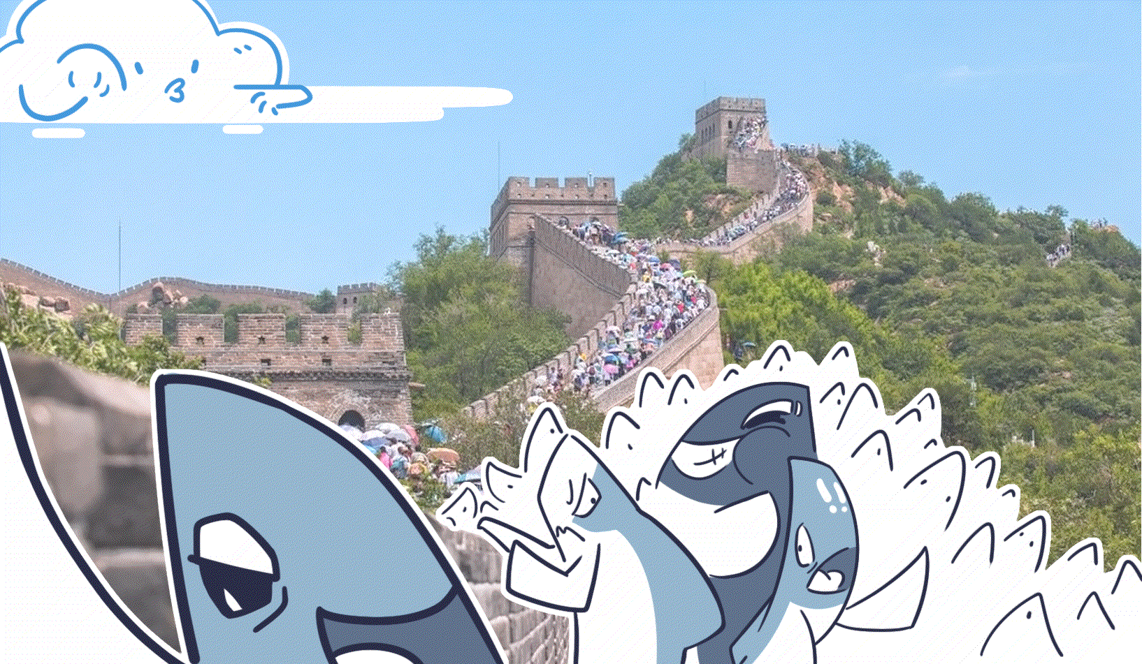 国庆旅游（图ZMTMwMzI1NTYw） - 艺术插画 - 站酷设计师kaikaikid原创素材 - 站酷ZCOOL