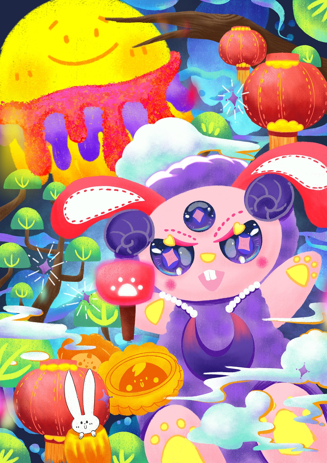 七十二时幻想生物节日系列儿童插画毕业设计（图ZMjU3ODUxMTc2） - 儿童插画 - 站酷设计师热奶宝原创素材 - 站酷ZCOOL