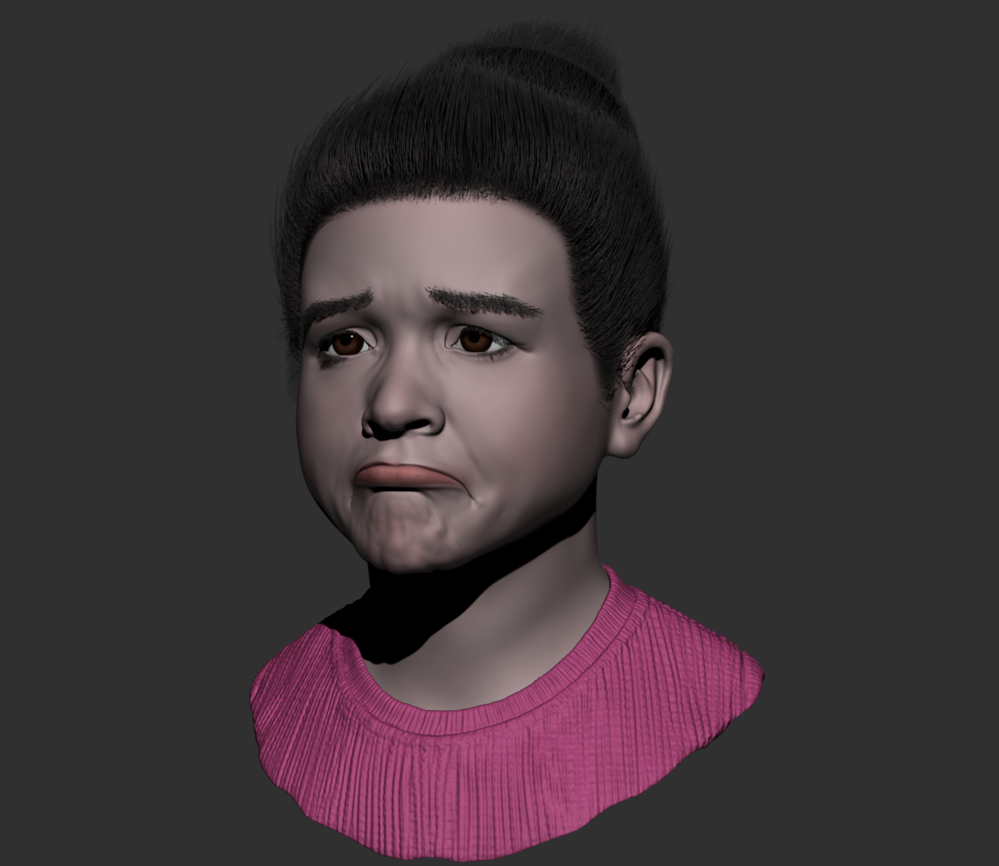 人头雕刻练习|三维|人物/生物|pingging - 原创作品 - 站酷 (zcool)