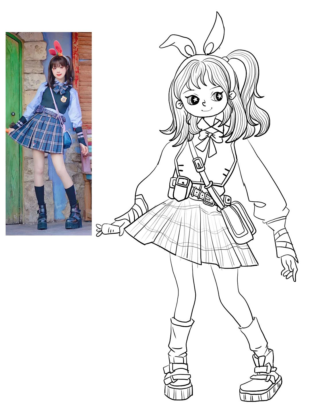 天津插画培训-人像卡通设计