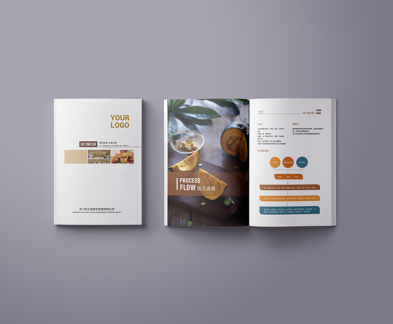 餐饮画册