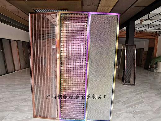 不锈钢装饰网宝石蓝-厂家定制金属网装饰