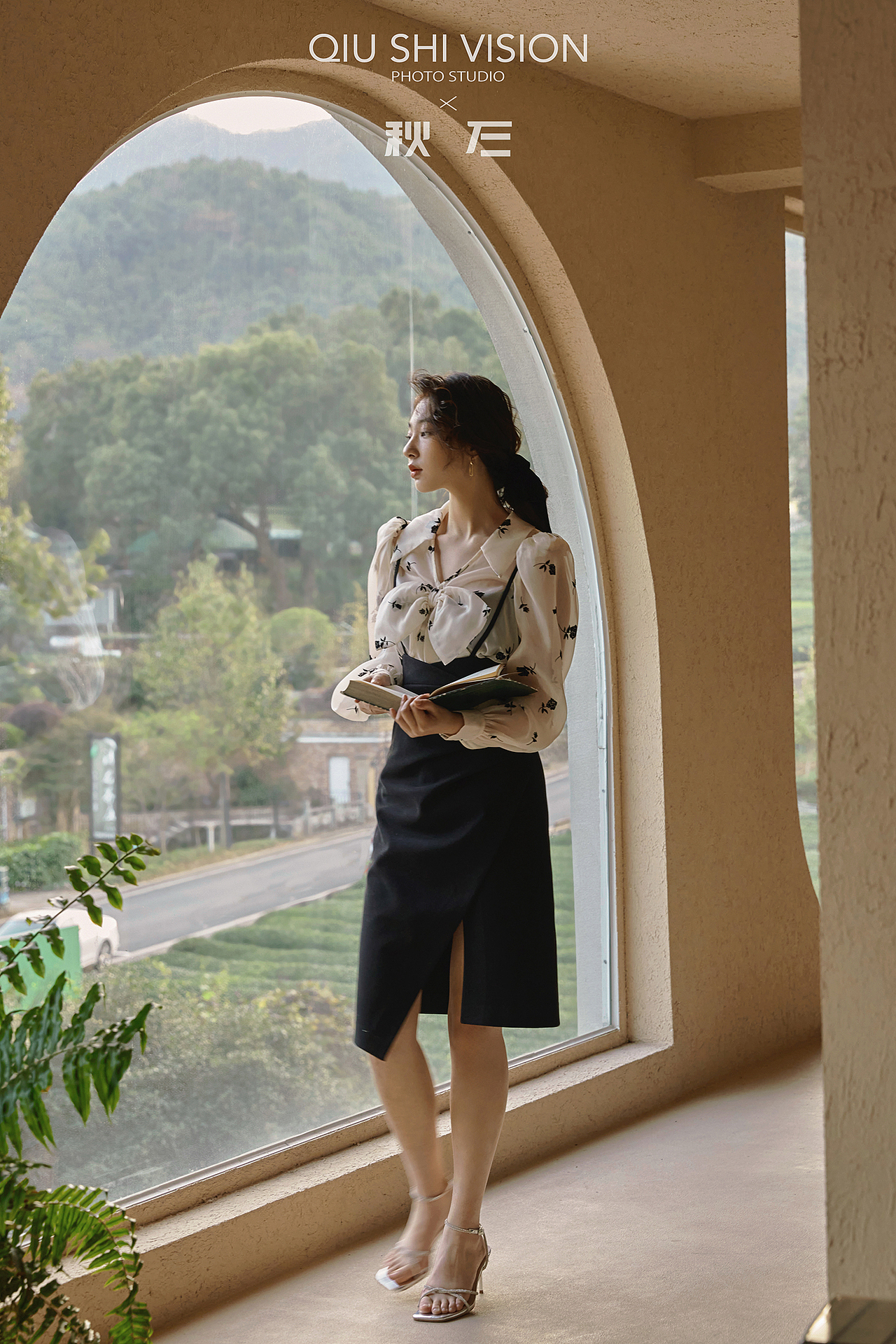 法式女装民宿拍摄 法式复古风 法式女装连衣裙