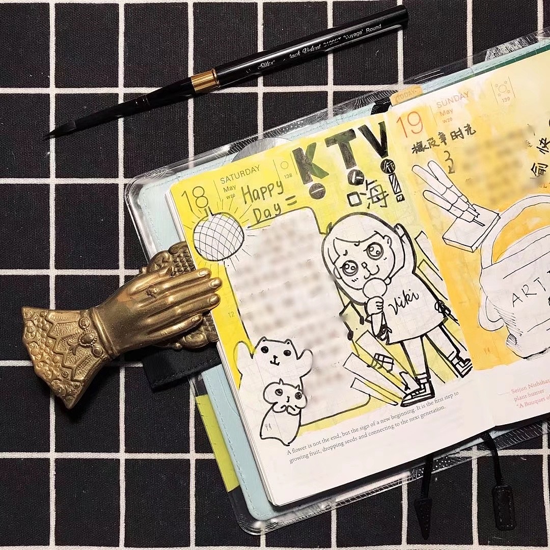 【手帐合集】2016-2020（图ZMjAzMDgwNDcy） - 新锐潮流插画 - 站酷设计师大宝圆子原创素材 - 站酷ZCOOL