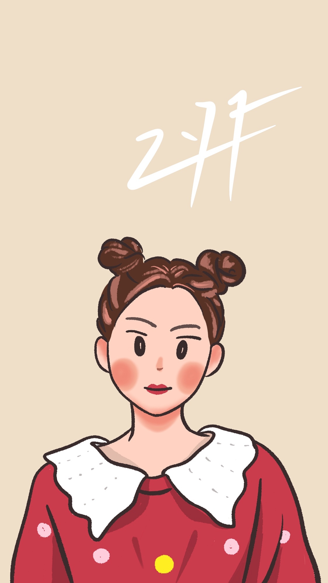 涂鸦人物插画屏保（图ZMTk0NjMwMjMy） - 新锐潮流插画 - 站酷设计师就叫峰哥吧原创素材 - 站酷ZCOOL