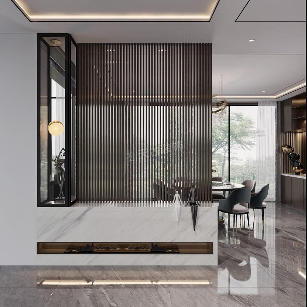 万科十七英里别墅装修,现代轻奢风格设计,天古装饰（图ZMjgzNjQyOTA4） - 家装设计 - 站酷设计师天古装饰7cm原创素材 - 站酷ZCOOL