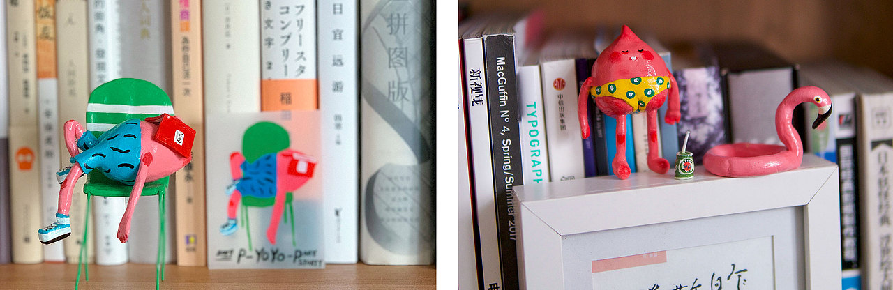 插画黏土设计——IP形象屁桃子