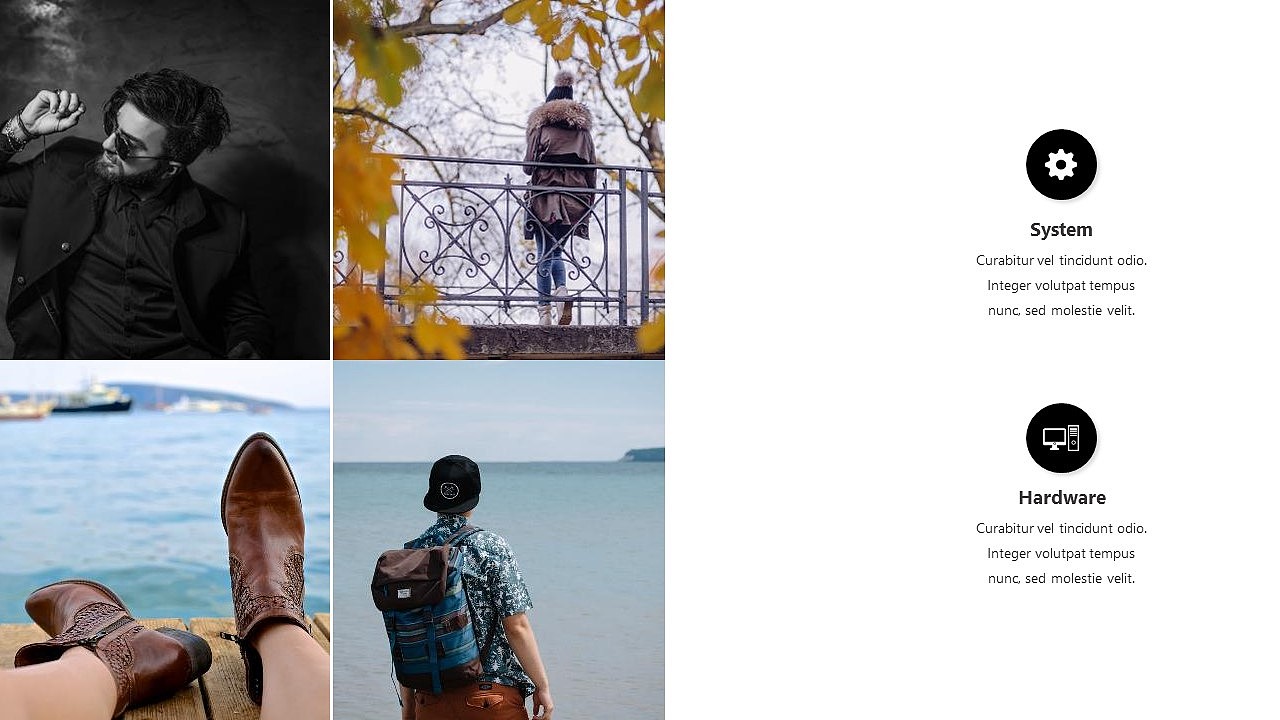 201X杂志风风景图工作汇报PPT模板