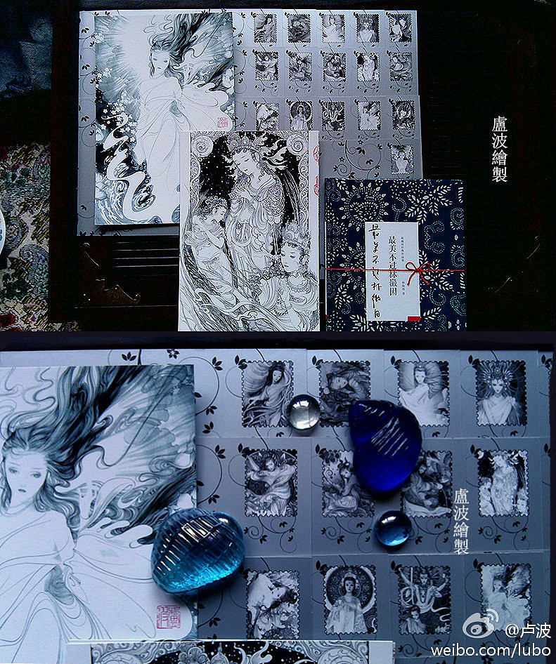 二次印刷,限量盒装卡片《十六夜的雪》商业插画(图ZOTYxNjQ4MA==) - 商业插画 - 站酷设计师卢波原创素材 - 站酷ZCOOL