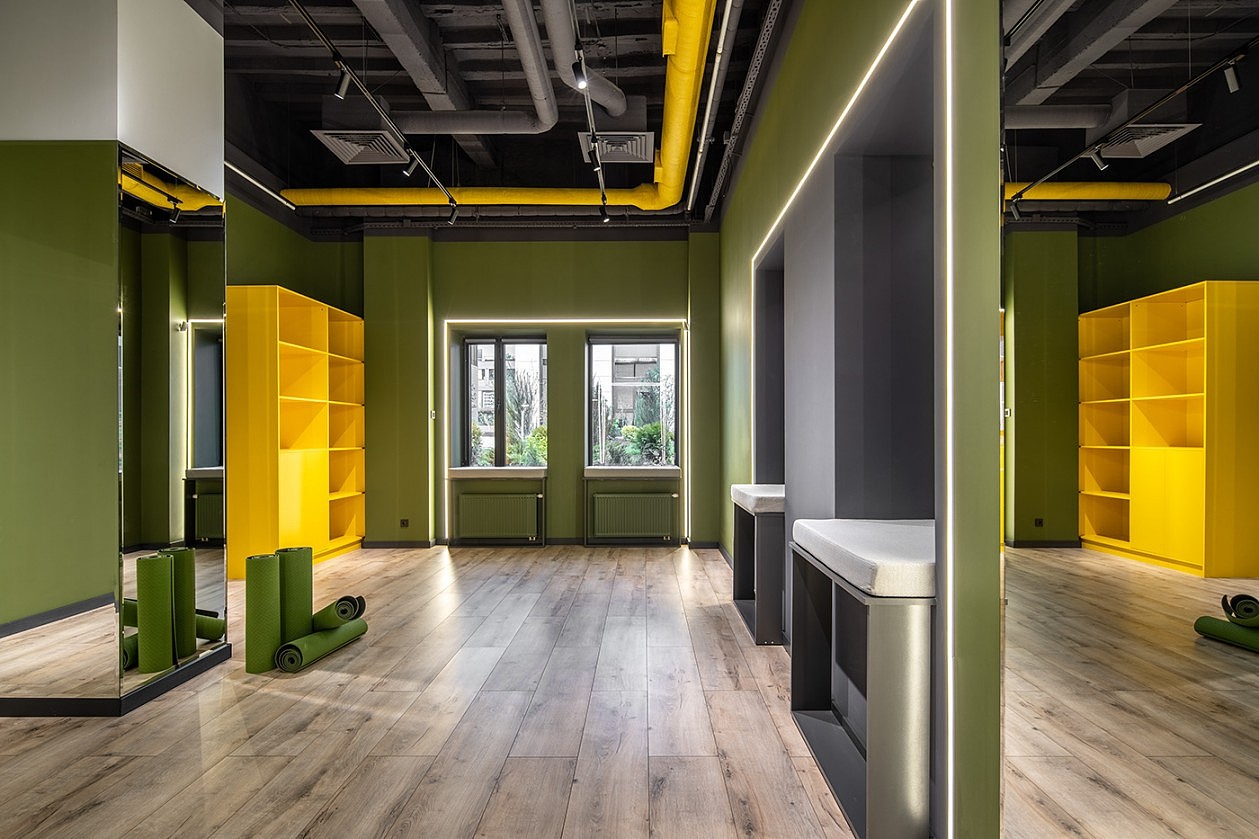 极具艺术气息的健身工作室