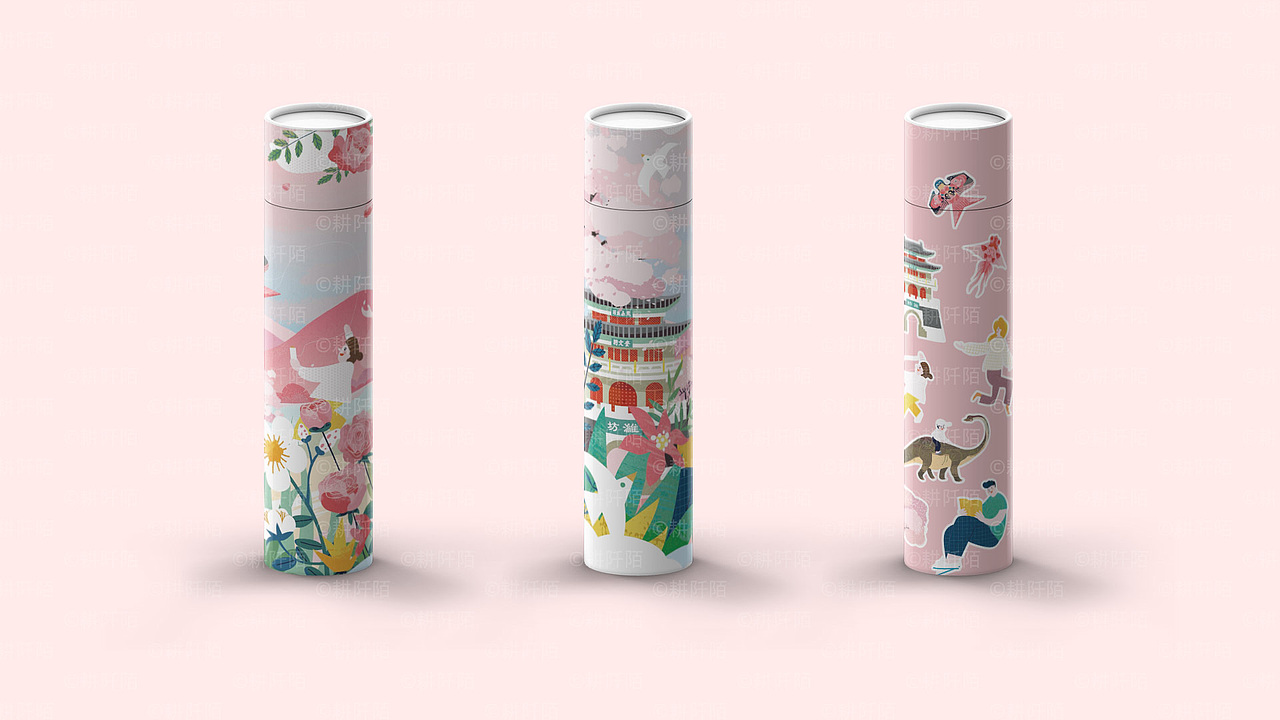 城市春天文创插画（图ZMjUwNzI1NjA0） - 商业插画 - 站酷设计师取物创意原创素材 - 站酷ZCOOL