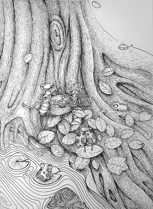 时光里的流年（图ZMjQ5MzAwMjA=） - 儿童插画 - 站酷设计师大利大利原创素材 - 站酷ZCOOL