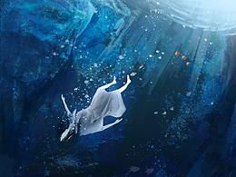 插画作品“海底的梦”