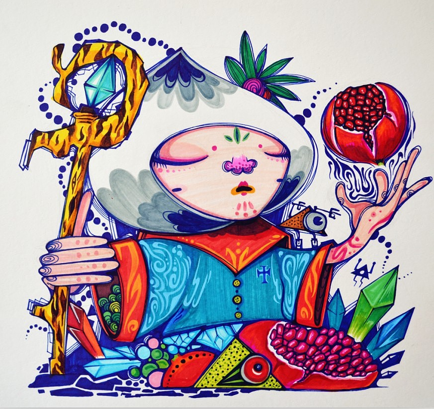 石榴小法师从神秘的石榴中领悟到神奇的法术。通过对石榴的咒语。可以让普通的石头变成钻石。【我的预感,告诉我这是一件可以坚持的事情,不管众人嘲笑。最后我会得到我应得的财富。】