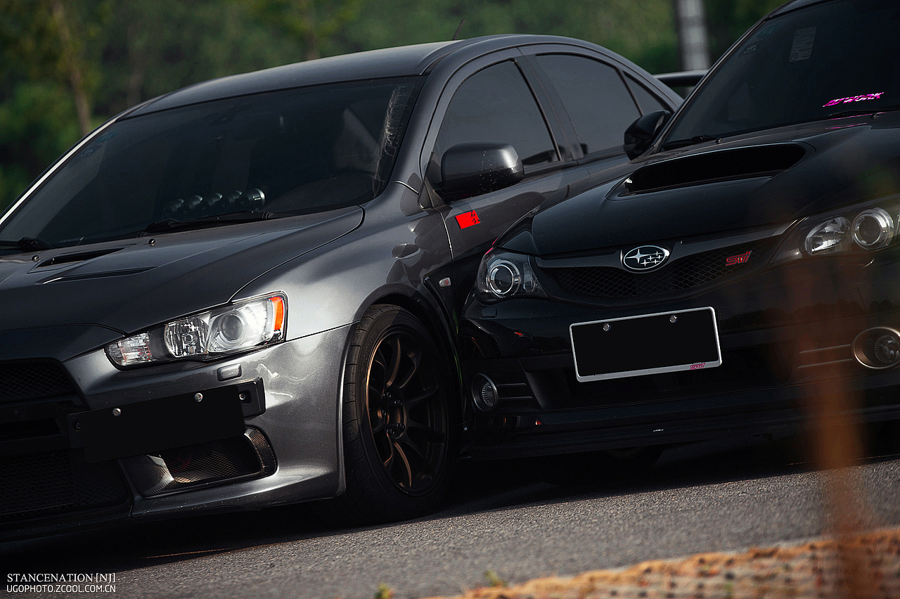 街道最强CP【Lancer EVO VS Impreza STI】（图ZMTIyODY4NDc2） - 时尚/艺术摄影 - 站酷设计师超级何某某原创素材 - 站酷ZCOOL