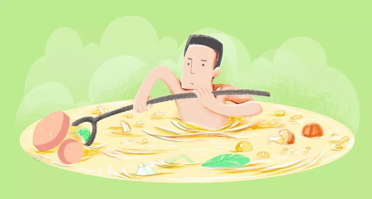 海底捞原创插图