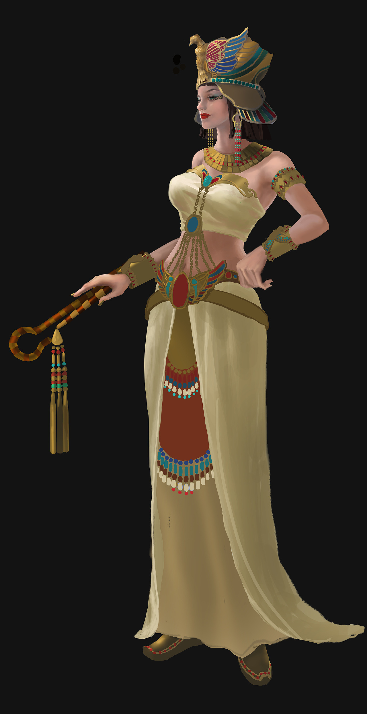 埃及艳后 一张没用上的游戏设计图