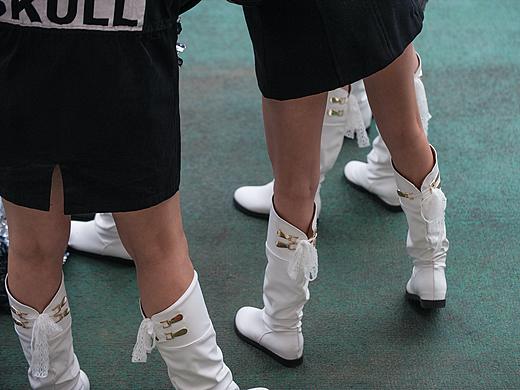 一场活动的后台——漂亮的腿