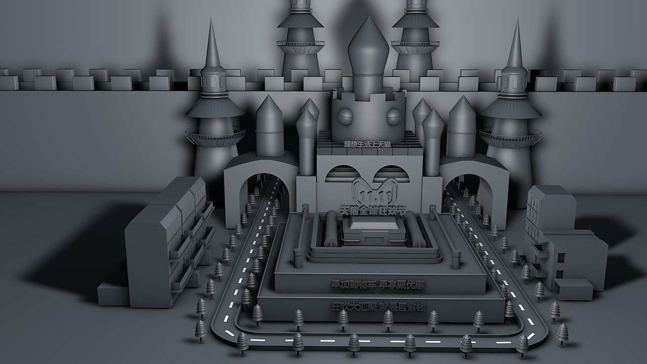 C4D場景（圖ZMjM3NTQzNDQ0） - 場景 - 站酷設(shè)計師擇默919原創(chuàng)素材 - 站酷ZCOOL