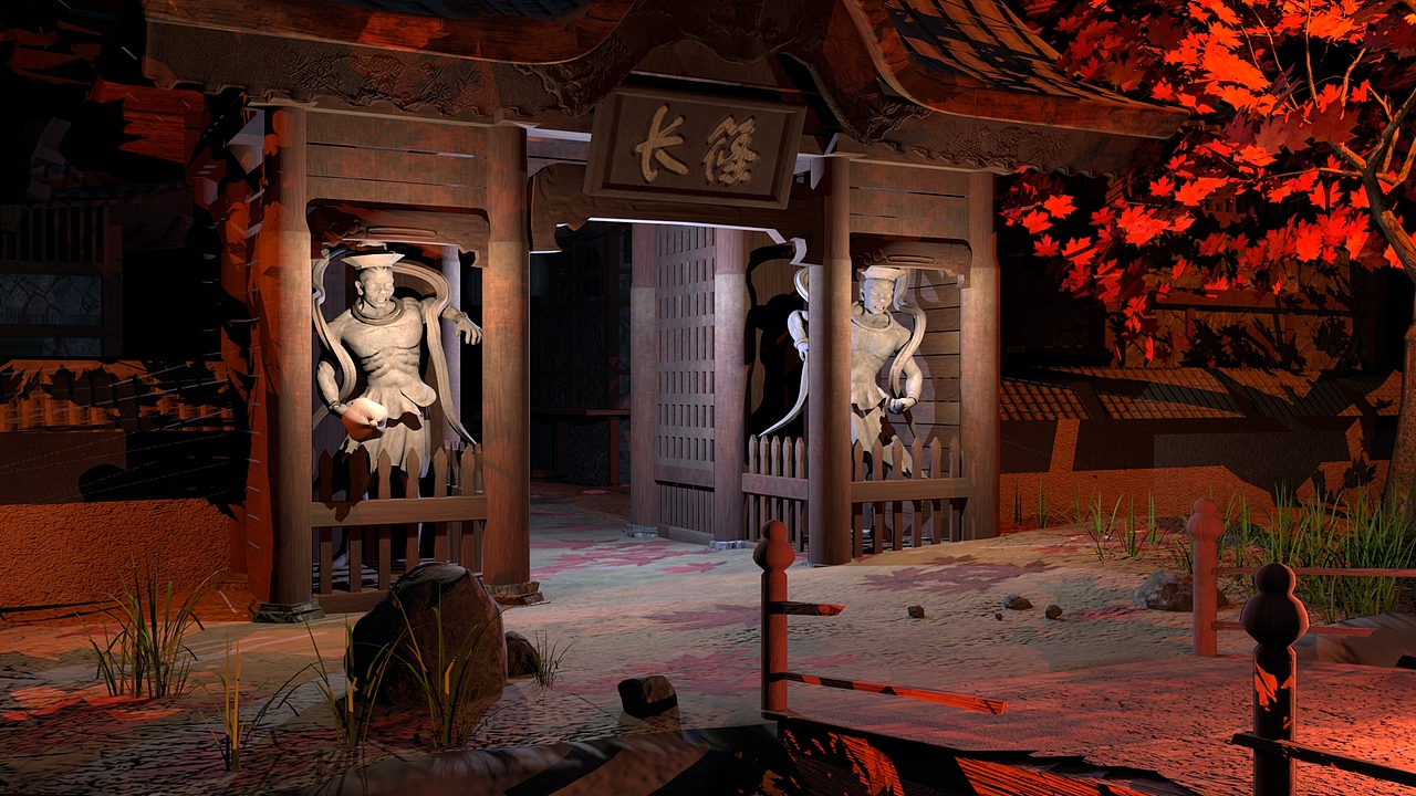 几个角色模型&场景