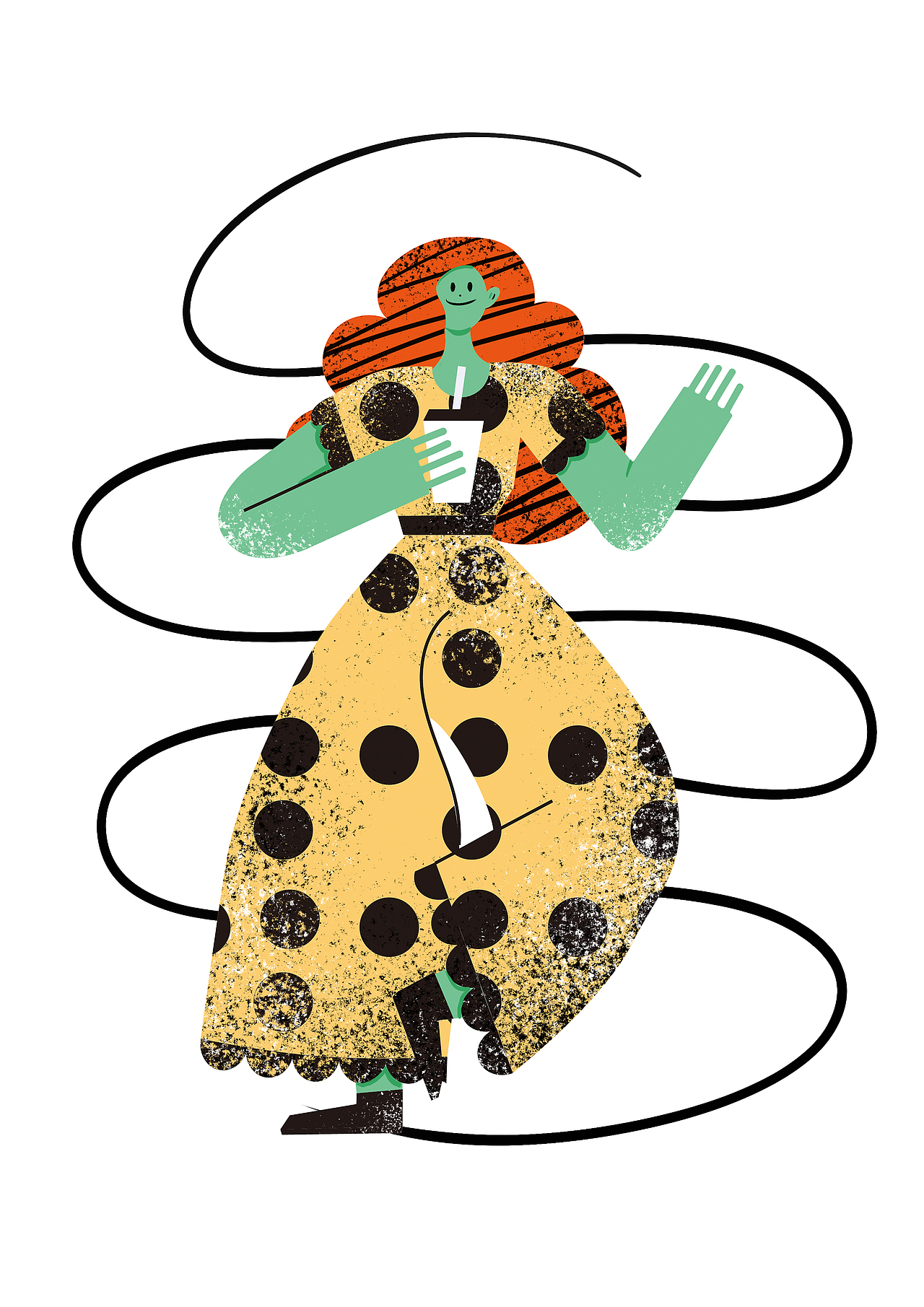 扁平人物設(shè)計(jì)-beer（圖ZMjcxNzk1NTYw） - 商業(yè)插畫(huà) - 站酷設(shè)計(jì)師XiXi等待中原創(chuàng)素材 - 站酷ZCOOL