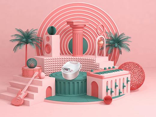 C4D 练习（个人主页-ZNDc1Njc1Mjg=） - 场景 - 站酷设计师大熊同学啊原创素材 - 站酷ZCOOL