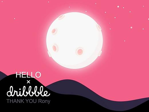 帮老婆做的hello dribbble