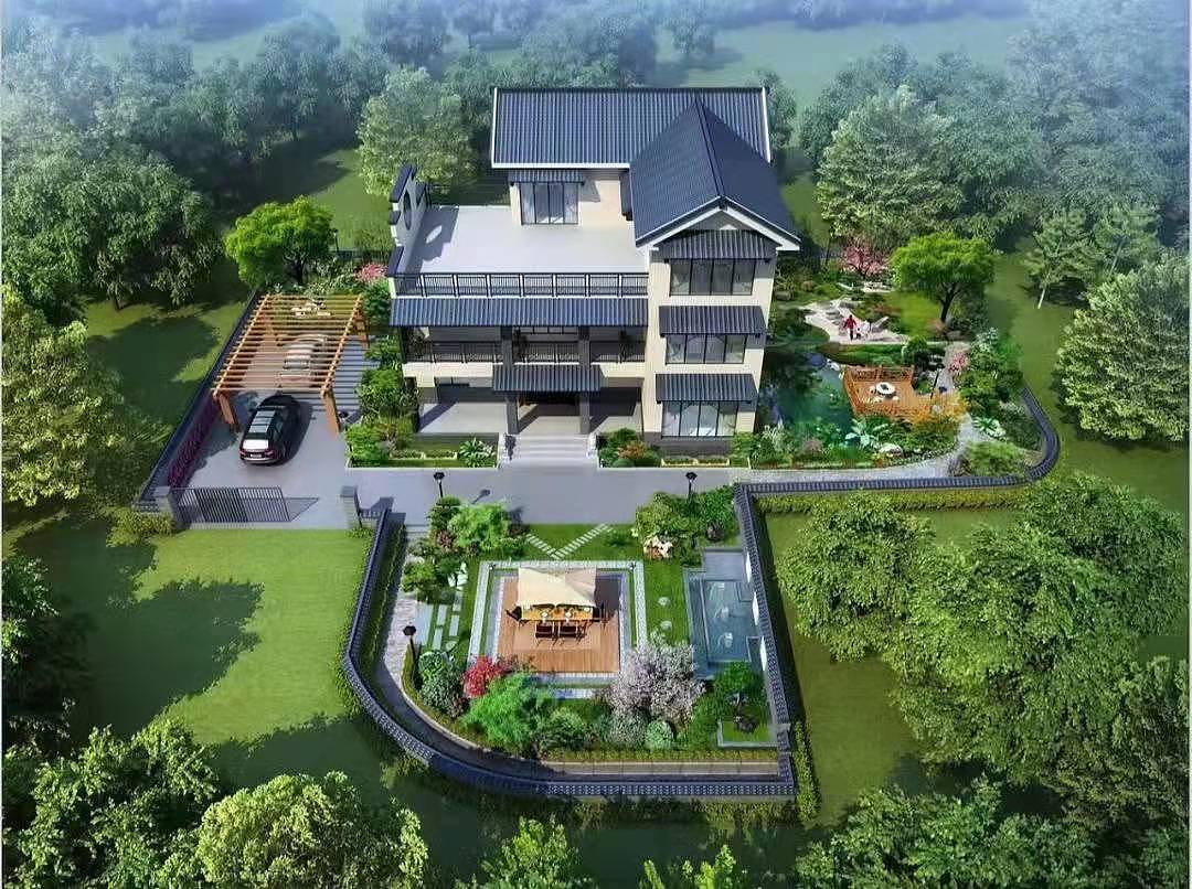 鸟瞰案例 #效果图