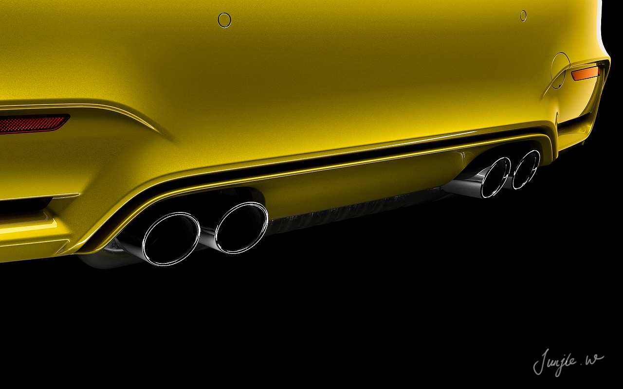 BMW M4 CGI work（图ZODI1NTQwNTY=） - 机械/交通 - 站酷设计师J_wang原创素材 - 站酷ZCOOL
