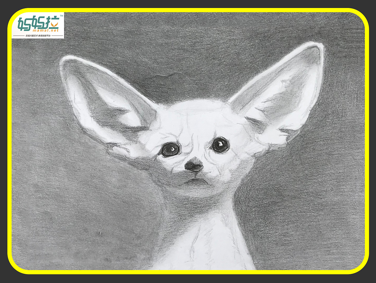 素描小狐狸|纯艺术|绘画|妈妈拉美术学院 - 原创作品 - 站酷 (zcool)