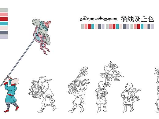 吉祥八宝（个人主页-ZNTcwMTEyMzY=） - 图案 - 站酷设计师西藏迹尔达传媒原创素材 - 站酷ZCOOL