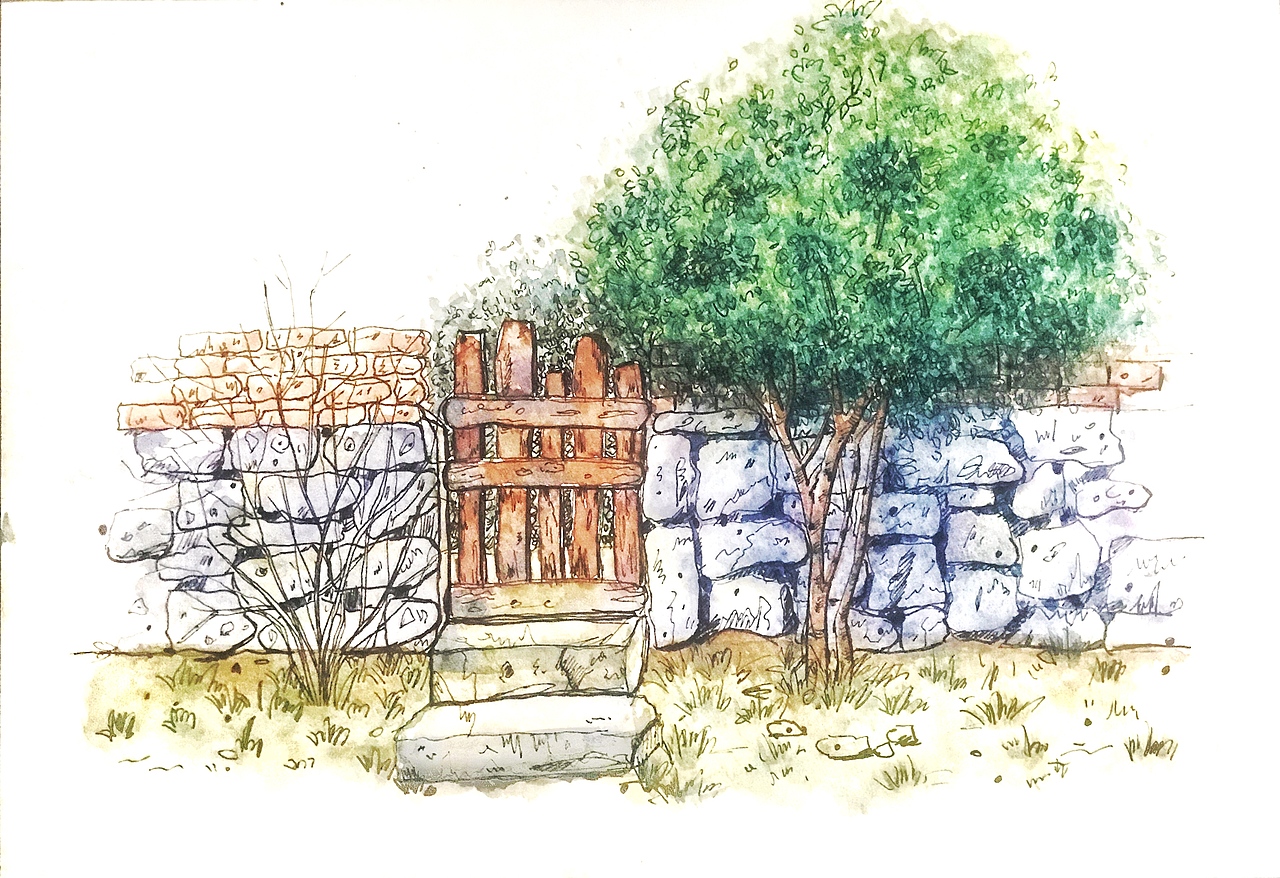 淡彩小景完成稿