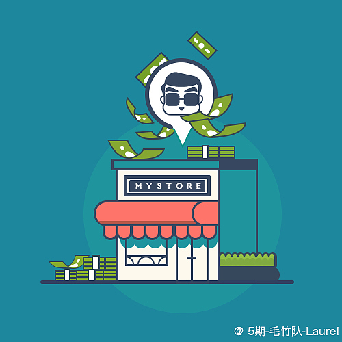 学UI网作业-插画临摹（图ZNDMxODM0NDA=） - 创作习作 - 站酷设计师UI设计师BOB原创素材 - 站酷ZCOOL