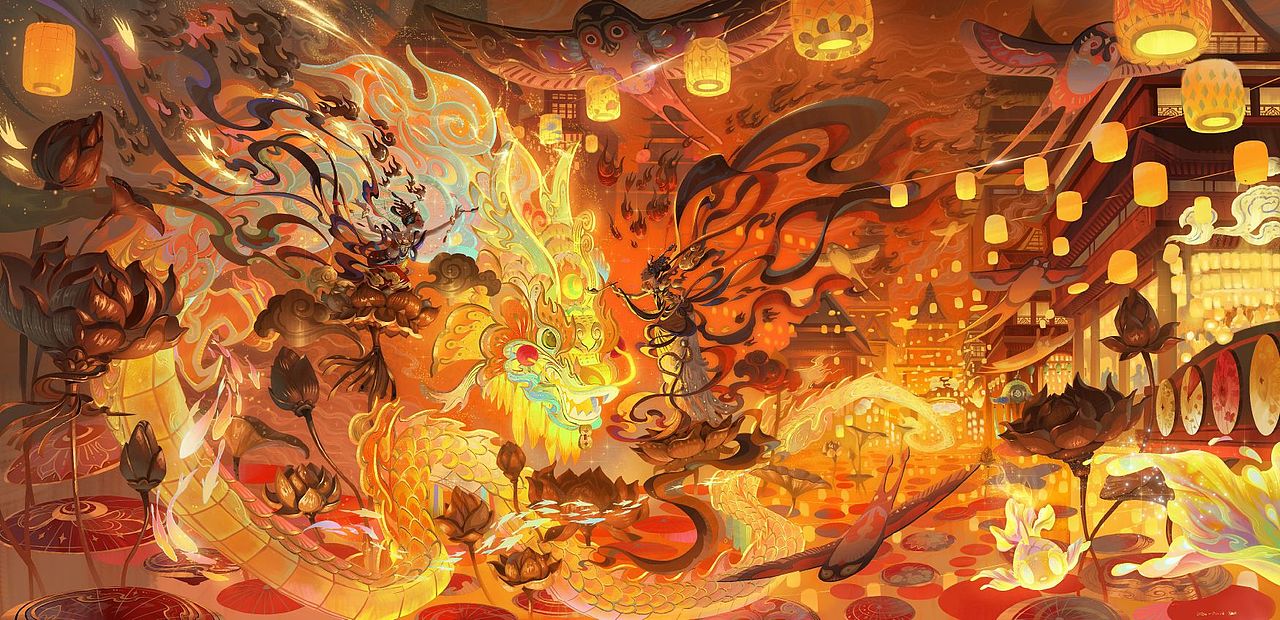 敦煌御龙（图ZMzYxOTc0OTg4） - 创作习作 - 站酷设计师仅仅的撒原创素材 - 站酷ZCOOL