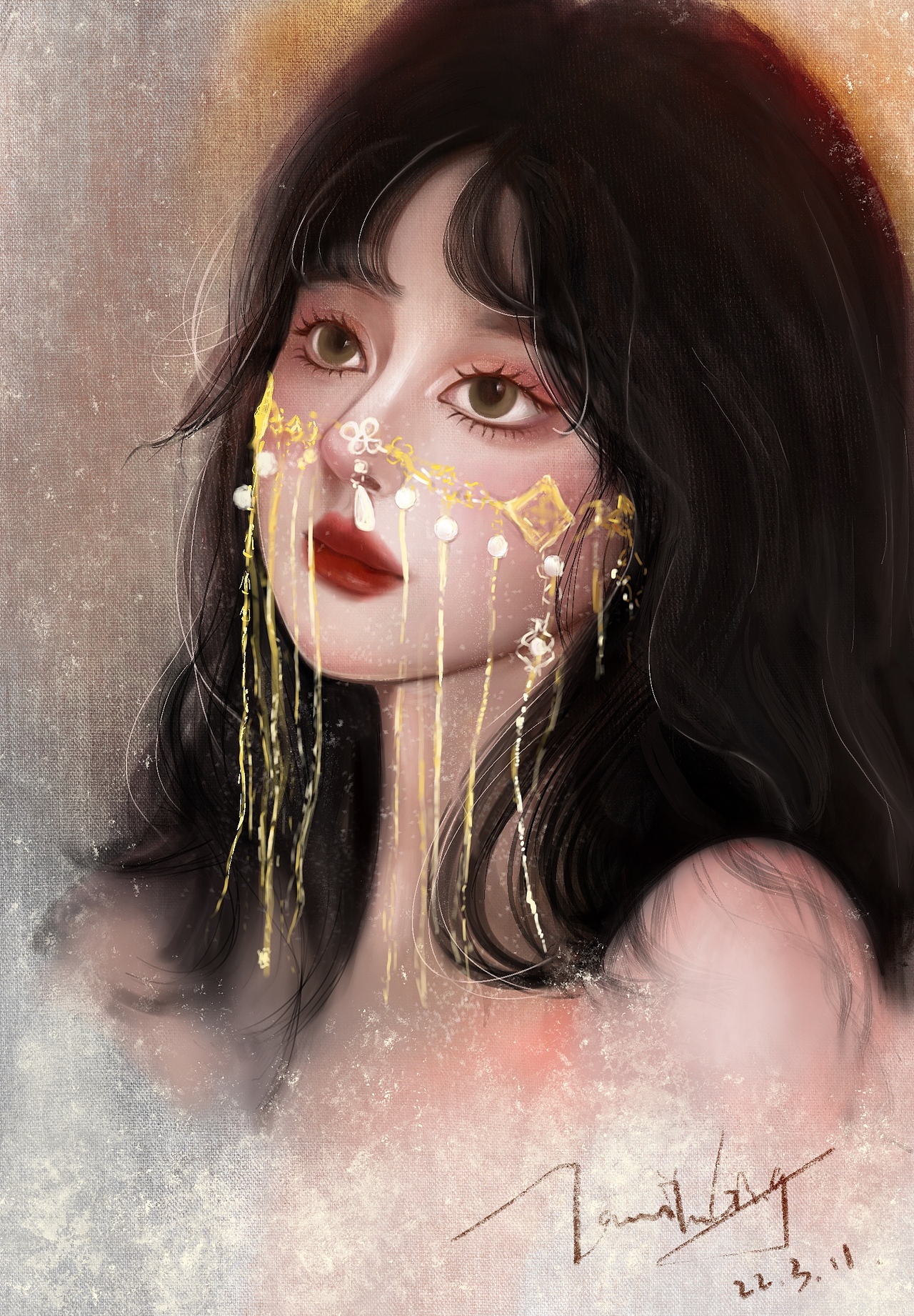 厚涂,伪厚涂,插画,头像