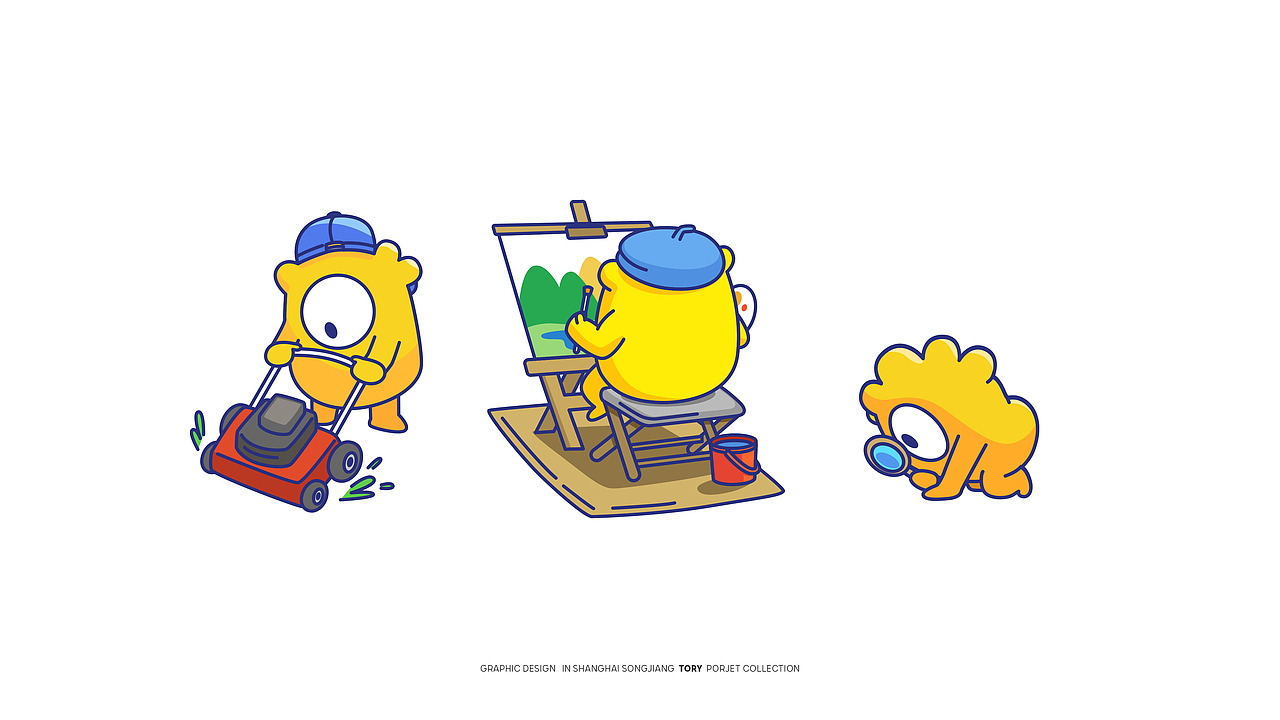 球球清明踏青（图ZMjUwMDQ3MDg4） - 商业插画 - 站酷设计师剩个饭原创素材 - 站酷ZCOOL