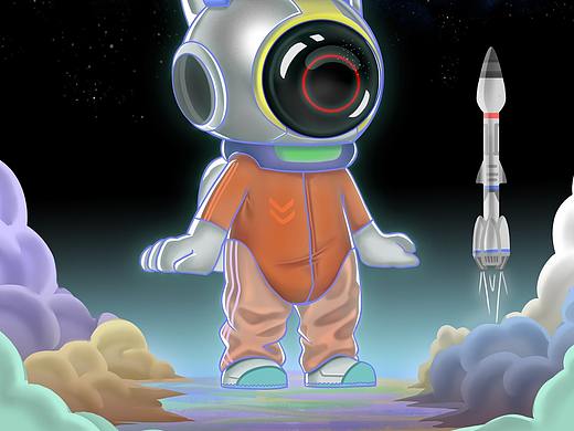 太空mimi（个人主页-ZNDk1ODIyOTY=） - 绘本 - 站酷设计师空脸_ankh原创素材 - 站酷ZCOOL