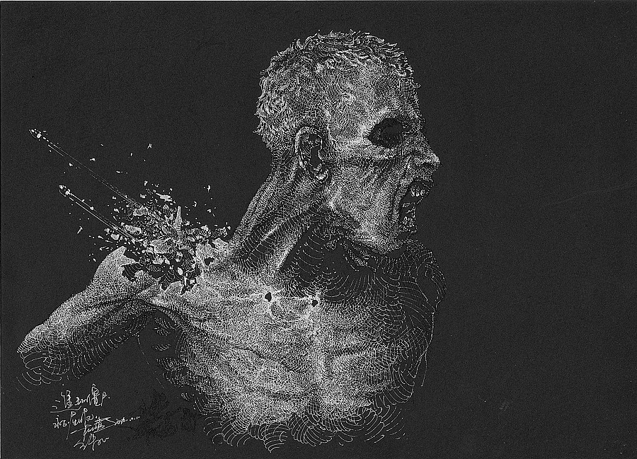 黑白配（图ZNzM4ODA4Njg=） - 绘画 - 站酷设计师DX_IDO原创素材 - 站酷ZCOOL