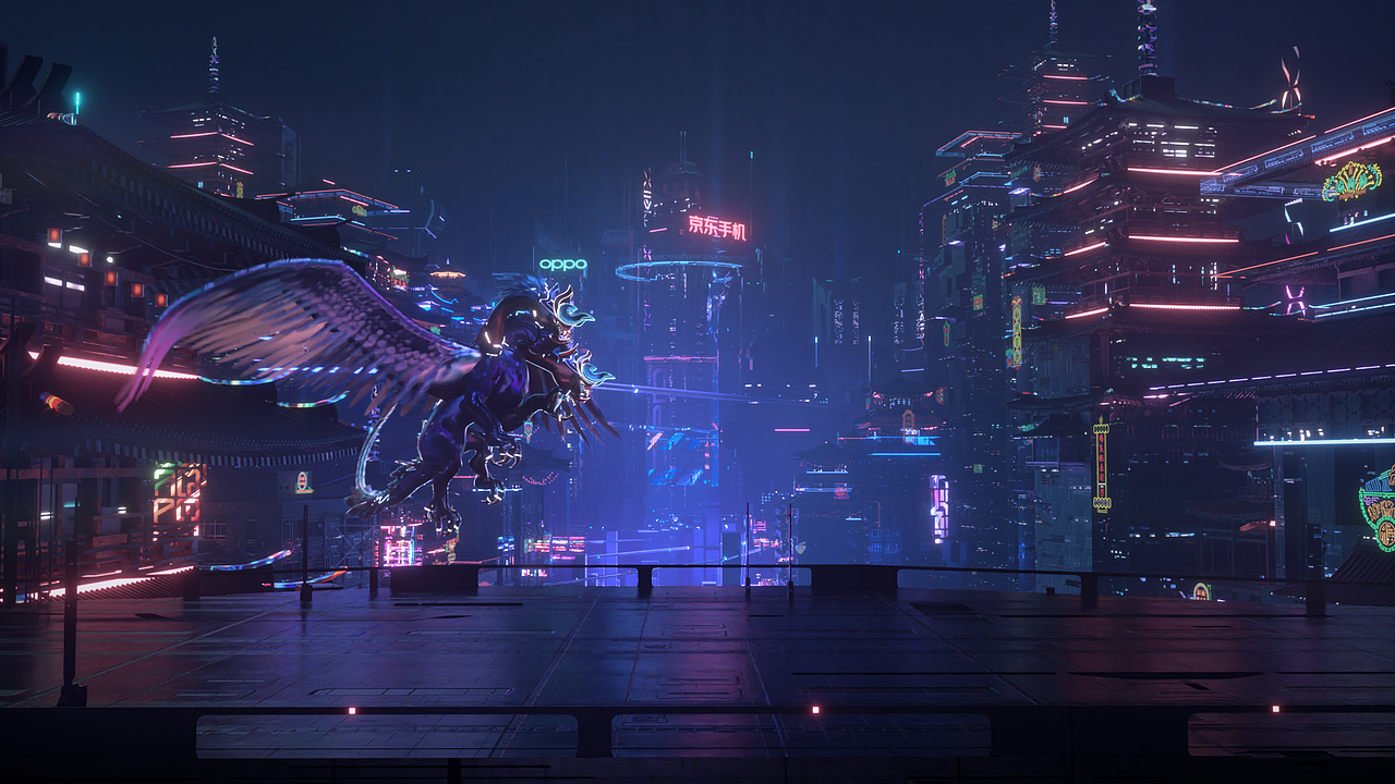 赛博朋克山海经 - oppo k9 pro