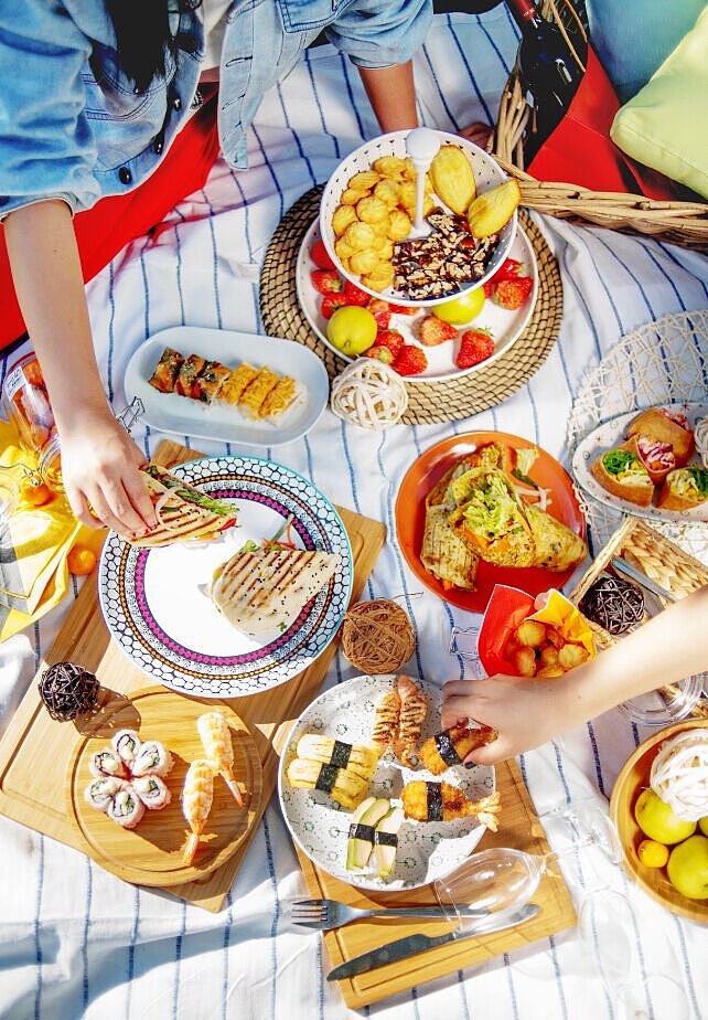 野餐专题拍摄图