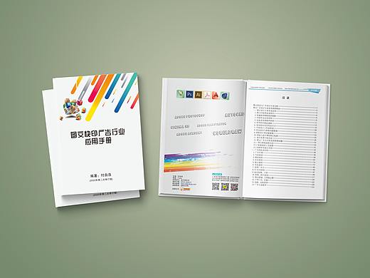 《图文快印广告行业应用手册》付自浩主编书籍封面设计
