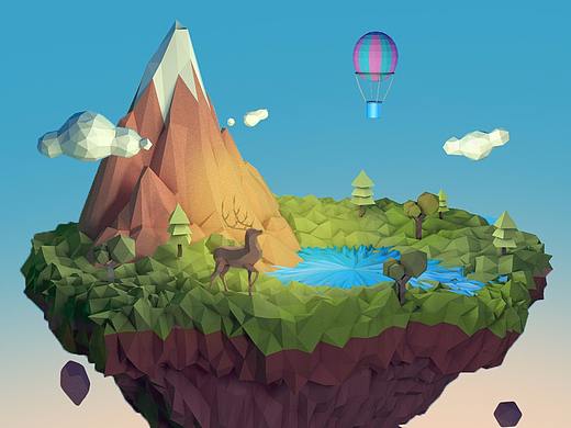 整理了最近一段的c4d練習(xí)作業(yè)（個人主頁-ZMjQ2OTYyOTY=） - 場景 - 站酷設(shè)計(jì)師龍孞原創(chuàng)素材 - 站酷ZCOOL