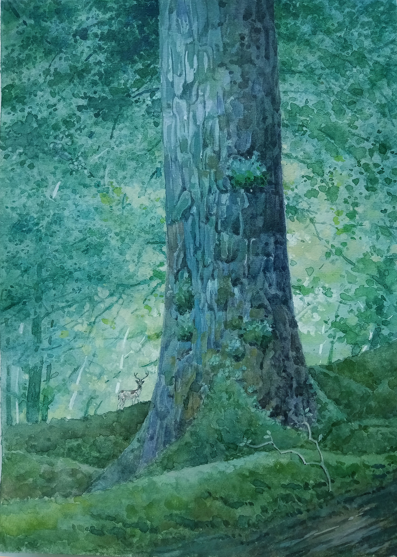 幽静（图ZMjgwNzU0MDg4） - 艺术插画 - 站酷设计师冉小稳原创素材 - 站酷ZCOOL