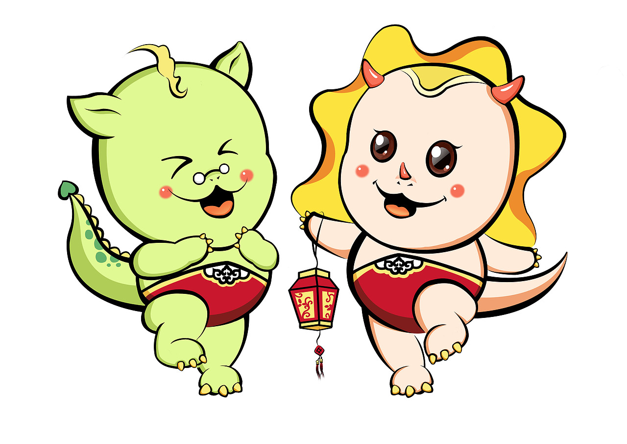 恐龙吉祥物设计（图ZNDAyNzAxMDA=） - 商业插画 - 站酷设计师fairyangela54原创素材 - 站酷ZCOOL