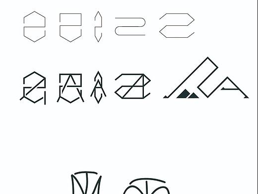 品牌设计练习作业:1:多字母构成