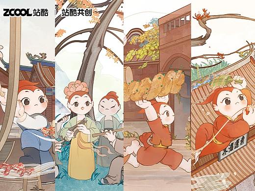 【城市文化-城市IP插画】“鲤遇泉州”
