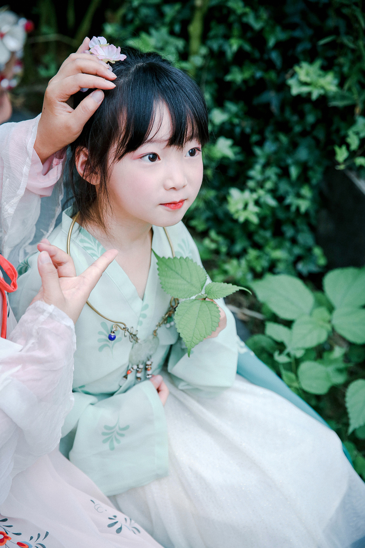 汉服摄影#少女麻麻与小萝莉