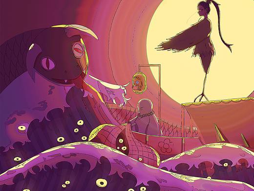 三方偶遇（個(gè)人主頁(yè)-ZNTgyODQwMDg=） - 創(chuàng)作習(xí)作 - 站酷設(shè)計(jì)師西鳉魚(yú)原創(chuàng)素材 - 站酷ZCOOL