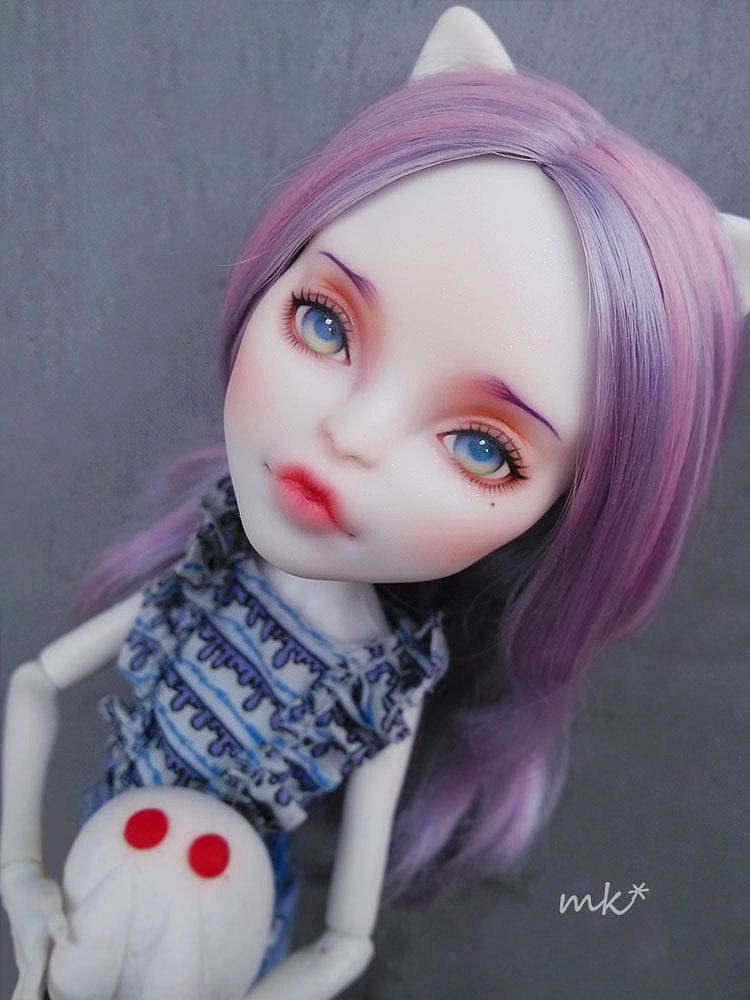 2015 Monster High 怪物高中娃娃 妆图（图ZMzg5MDc2MjA=） - 工艺品设计 - 站酷设计师米可mk原创素材 - 站酷ZCOOL